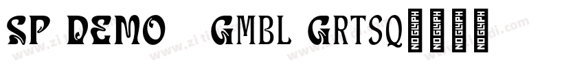 SP DEMO   Gmbl Grtsq字体转换